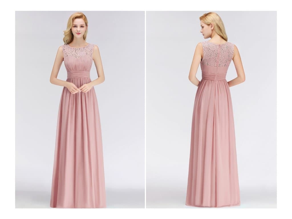 Dámské šaty pro družičku "pink"