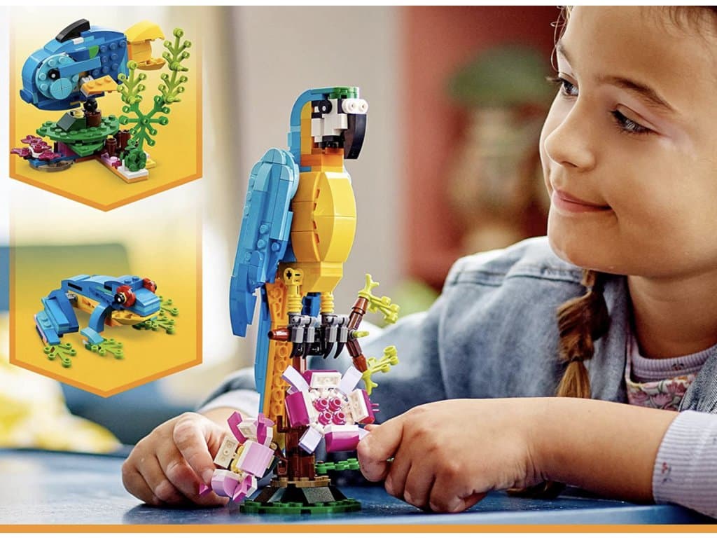 Exotický papoušek LEGO Creator 3 v 1