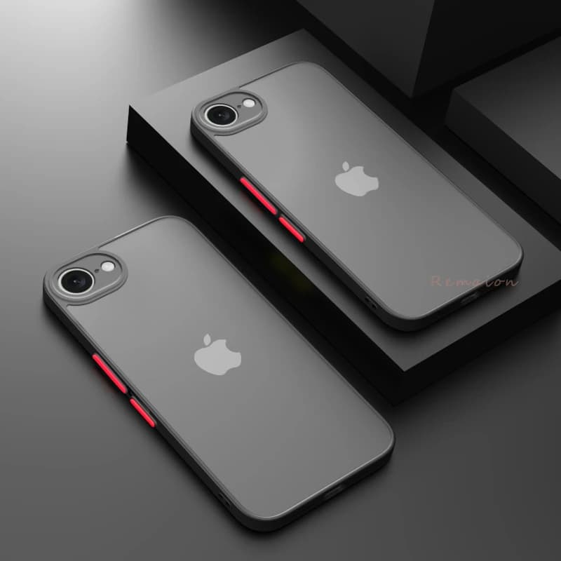 Matný pevný PC Armor kryt pro iPhone 16E SE4, nárazuvzdorný, ochranný kryt pro kameru 2025
