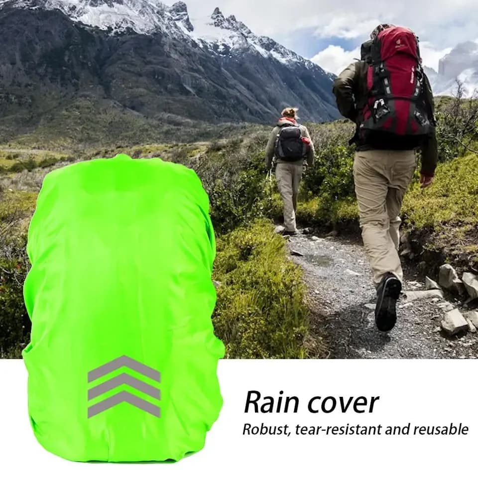 Voděodolný reflexní batoh, pláštěnka 18-45L, ochrana proti UV záření, venkovní turistika, prachotěsný