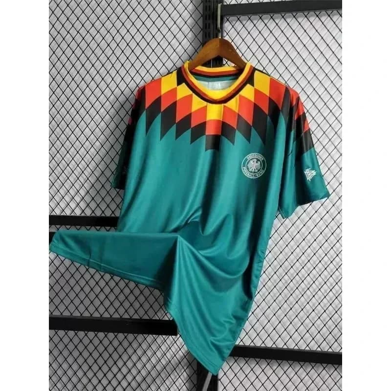 Vintage fotbalové dresy německého a francouzského týmu - pánské retro tričko s klasickým designem