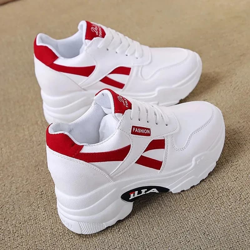 Dámské tenisky s platformou pro ženy casual chunky sneakers