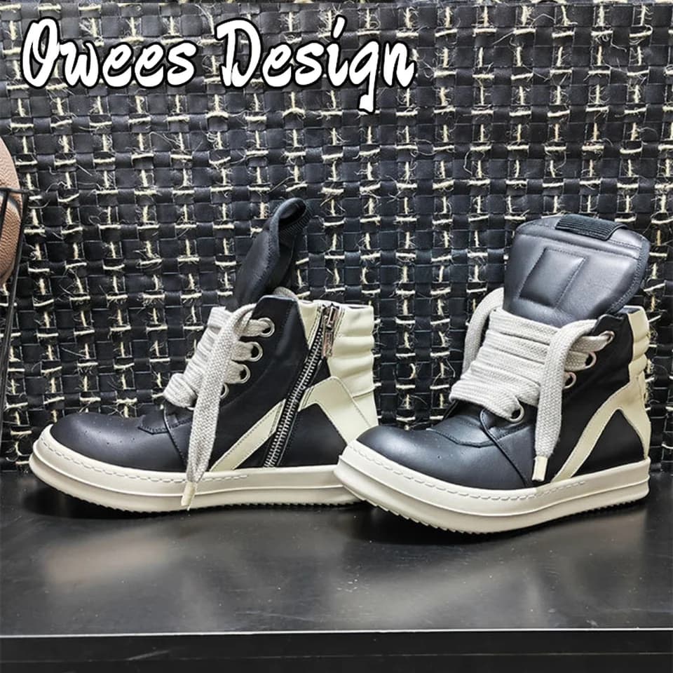 Pánské a dámské tenisky Hip Hop styl Klasický design široké boty s tlustou podrážkou