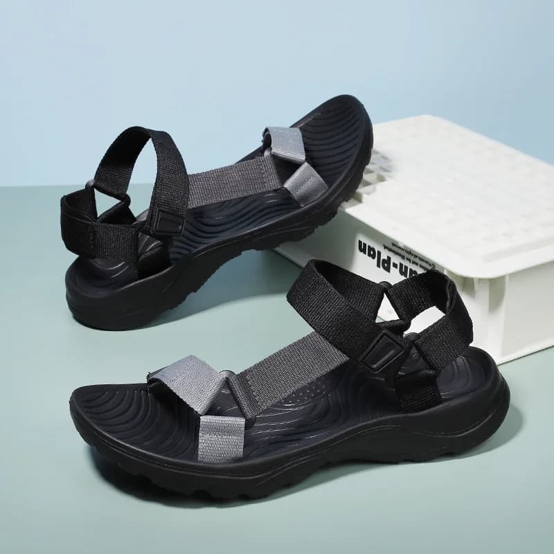 Pánské letní sandály neklouzavé plážové boty lehké outdoorové retro pohodlné casual boty 39–46