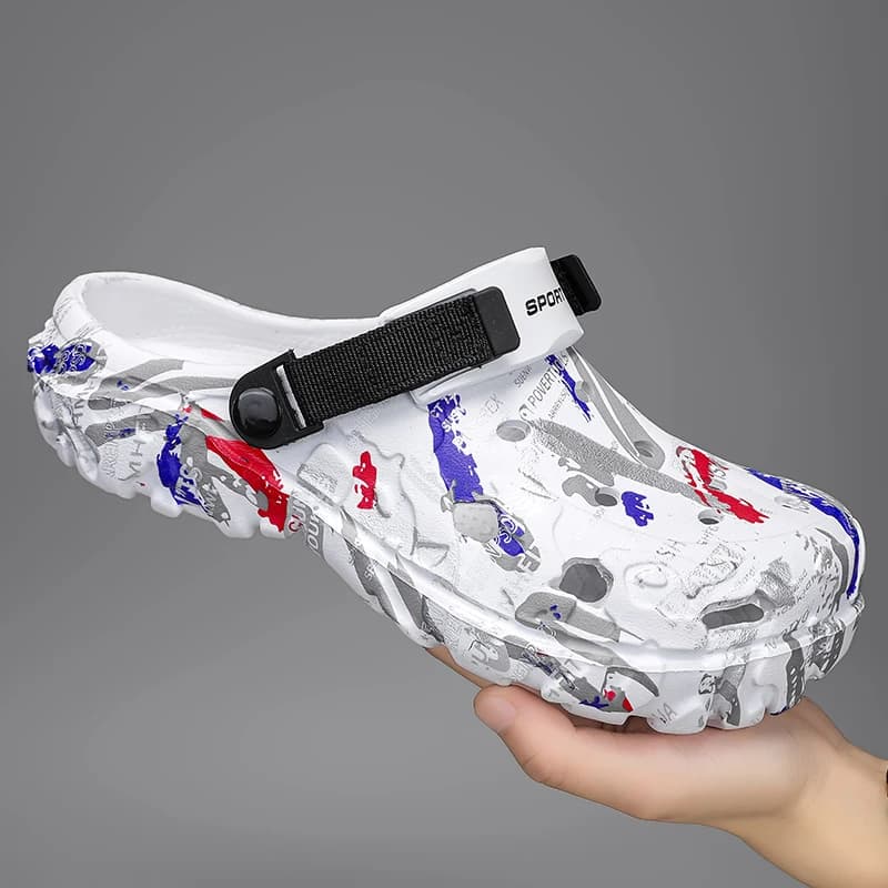 Pánské EVA pantofle Letní sandály pro muže lehké venkovní plážové boty