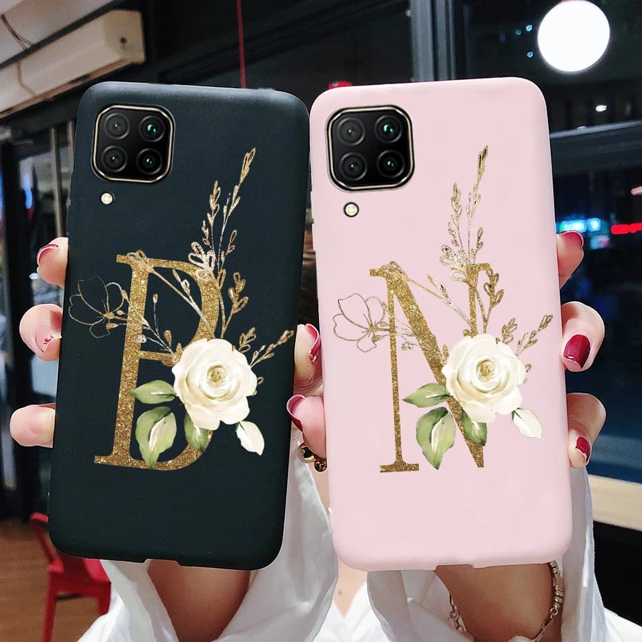 Silikonový kryt s roztomilými písmeny pro Samsung Galaxy A12 Pouzdro A42 5G A 12 42 SM-A426B Měkký silikonový kryt Funda na Samsung A12 Pouzdro na telefon