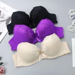 Plus Size Bras For Womens Seamless Lingerie With Pads DE Cup Bralette Push Up Brassiere Underwear Ve