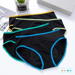 Menstruační kalhotky Plus Size, nepromokavé, dámské, pevné bavlněné, savé, pohodlné, fyziologické spodní prádlo - náhled 6