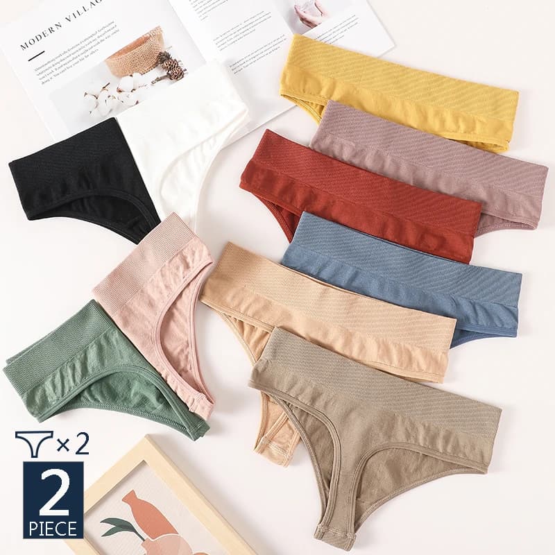 2 ks/sada tang, bezešvé kalhotky, dámské tanga, sexy spodní prádlo, jednobarevné, dámské tanga s vysokým pasem, dámské spodní prádlo