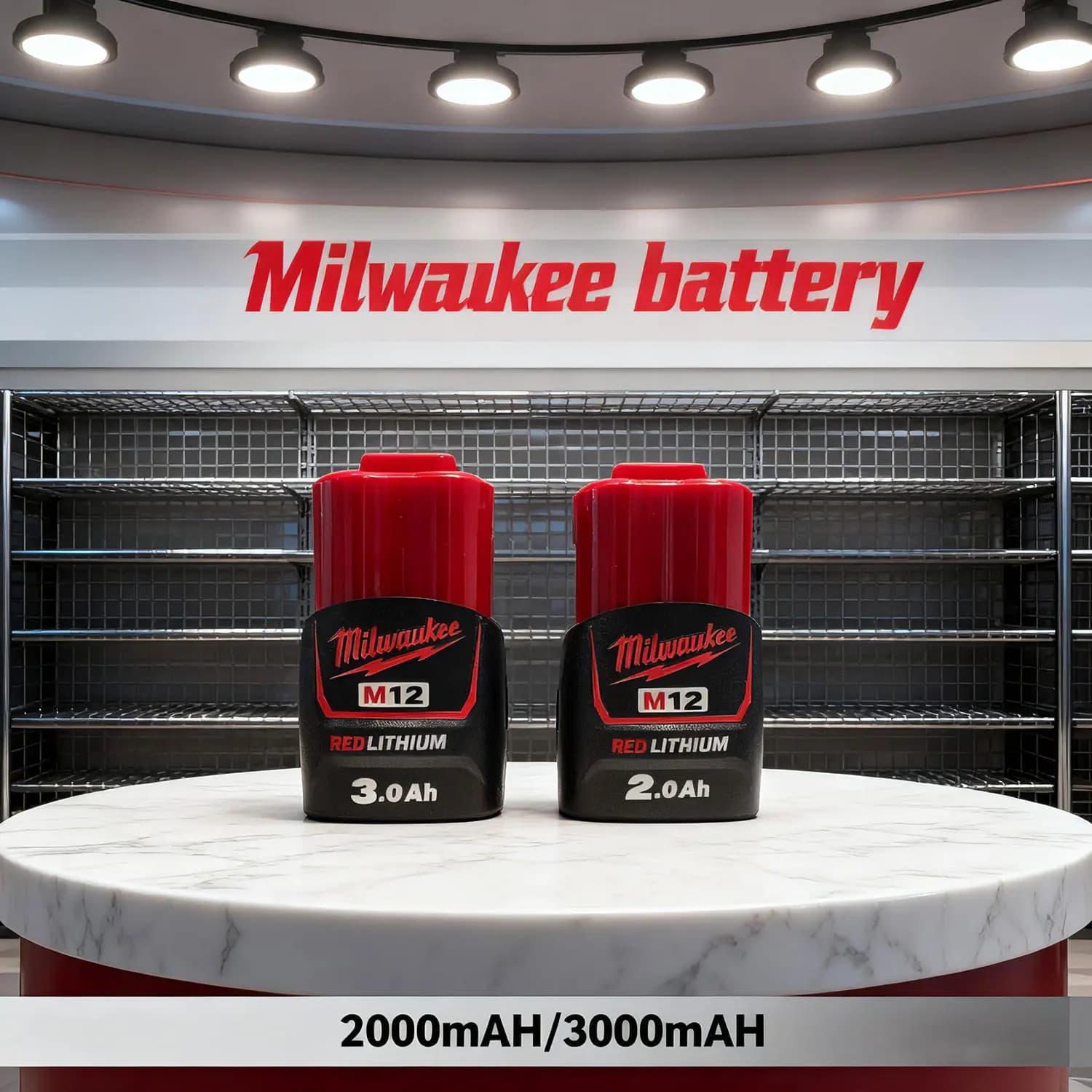 Originální dobíjecí 12V baterie Milwaukee 48-11-24 1148-11-2401mil-12a-Li M12 2Ah/3Ah baterie Milwaukee.