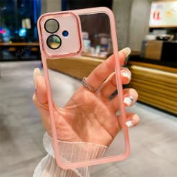 Silikonové pouzdro pro Motorola Moto G54 5G G34 G24 G14 G85 G60 G32 Edge 40 Neo 50 Fusion Pro, průhledné, s motivem fotoaparátu - náhled 5