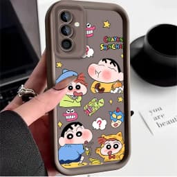 Pouzdro C-Crayon S-ShinChan pro Samsung Galaxy S25 Ultra Plus S24 S23 S22 S21 S20 FE A73 A72 A71 A56 A55 A54 5G A52 A52S 4G - náhled 4