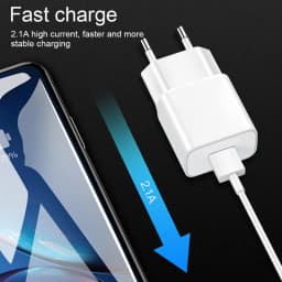 Rychlonabíječka telefonu s USB-C kabelem, zástrčkou EU, rychlonabíječkou pro Motorola Moto G8 G9 G7 Power Plus Play, adaptérem pro Samsung A54 - náhled 5