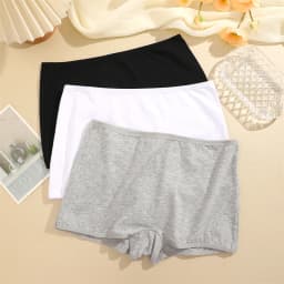 Dámské kalhotky, bavlněné bezešvé sportovní boxerky, spodní prádlo, dámské jednobarevné kalhotky, útulné spodní prádlo, intimní kalhotky XS-XL - náhled 5