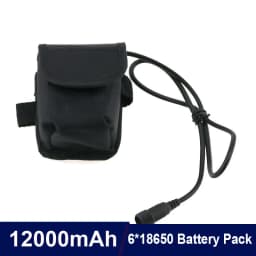 12000mAh 8,4V 18650 baterie do světla na kolo 6*18650 lithium-iontová baterie pro svítilnu na kolo a příslušenství pro světlomety - náhled 2