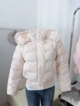 Japonská nová kawaii patchworková elegantní prošívaná bunda podzim/zima sladká volná teplá bunda růžová Harajuku módní kapsy oblečení 2025 - náhled 6