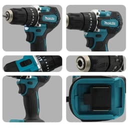 Makita DDF487 18V akumulátorová bezuhlíková elektrická vrtačka/šroubovák kompaktní vysoký točivý moment LXT elektrický bezuhlíkový motor s proměnnými otáčkami - náhled 2