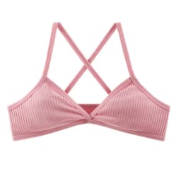 Sada podprsenek s výstřihem do V pro ženy, push-up podprsenka bez vložek, sexy spodní prádlo, prodyšná sportovní braletka bezešvá - náhled 2