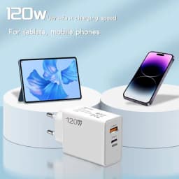 120W super rychlá nabíječka Pro adaptér originální rychlá nabíječka USB-C PD 3.0 QC 4.0 pro Xiaomi 13 12 Redmi Note 12 EU UK US zástrčka 2025 - náhled 3