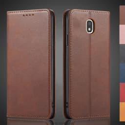 Magnetic attraction Leather Case for Samsung Galaxy J5 2017 J530F J530 Holster Flip Cover Case Walle