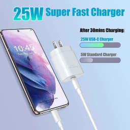 Sady 25W PD rychlonabíječky do zásuvky + 20W 6,6 FT kabel pro rychlé nabíjení typu C pro iPhone kompatibilní s iPhone 14/13/12/12/Max/11/Xs Max - náhled 3