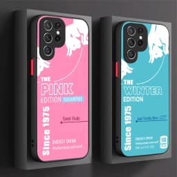 Červený módní design B-Bulls kryt pro Samsung Galaxy S25 S24 S23 Ultra S22 S21 Plus FE A56 A36 A26 A16 A06 A15 A25 A35 A55 5G Capa - náhled 3