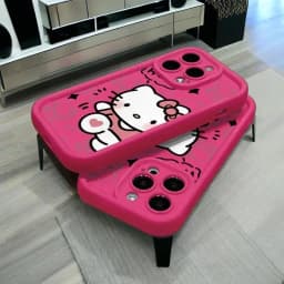 Sanrio Ins Hello Kitty telefon kryt pro iPhone X XR XS 7 8 Plus 16 15 14 13 11 12 Pro Max Y2k dívčí průhledný dárek silikonový kryt proti pádům - náhled 3