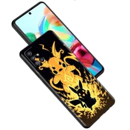 Silikonový kryt Pokémon Cool Pikachu pro Samsung Galaxy A52 A12 A51 A32 A21s A71 A22 A13 A53 A23 A54 A34 A33 A25 A14 - náhled 4