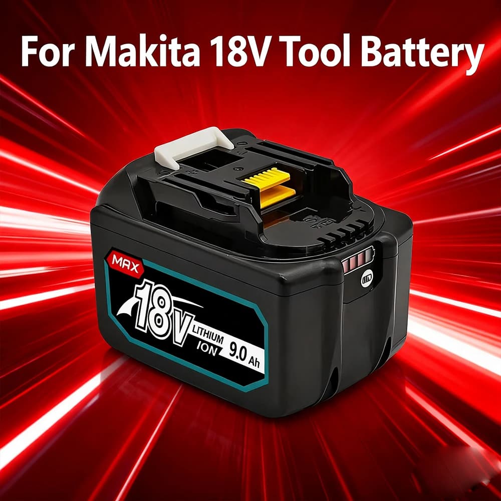 100% NOVÉ originální baterie 18V 18Ah s nabíječkou, dobíjecí lithium-iontové, pro elektrické nářadí Makita BL1850 BL1880 BL1860B LXT400