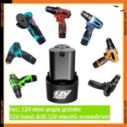 Univerzální dobíjecí lithium-iontová baterie 4000 mAh 12 V pro elektrické šroubováky, vrtačky, mini úhlové brusky a další elektrické nářadí. - náhled 5