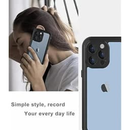 Plně uzavřený průhledný vodotěsný kryt IP68 pro iPhone 16 15 14 Plus 13 12 11 Pro Max Mini XS XR X nárazuvzdorný kryt s ochranou obrazovky - náhled 6