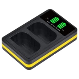 Nabíječka Pickle Power LP-E5 LP-E6 LP-E8 LP-E10 LP-E12 LP-E17 NB-6L NB-7L NB-10L NB-13L s dvojitým USB portem pro baterie fotoaparátů Canon - náhled 2
