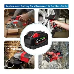 NOVÁ 12000mAH pro Milwaukee M18 18V náhrada za Milwaukee M18B5 XC Li-ion baterie 48-11-1815 48-11-1850 2604-22 2604-20 - náhled 4
