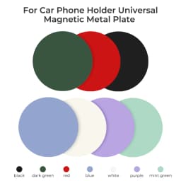Round Metal Sheet Plate Disk Sticker for Magnetic Car Phone Holder Stand Universal Mobile Phone Moun