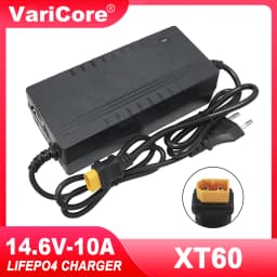 Nabíječka VariCore 14,6 V 12 V 10 A Lifepo4 110-220 V 4S 12 V lithium-železitophosfátová baterie s vysokým výkonem, svorka XT60 XT90 - náhled 3