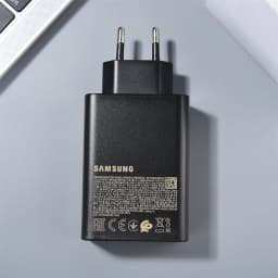 Samsung 65W Super Fast Charger For Galaxy S25 S24 S23 S22 S21 Ultra A53 A54 S9 Dual Type C Cable Qui