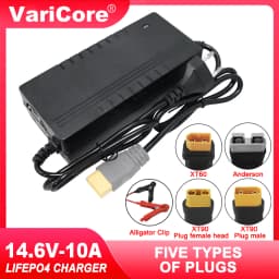 VariCore 14.6V 12V 10A Lifepo4 charger 110-220V 4S 12V lithium iron phosphate battery pack high-powe