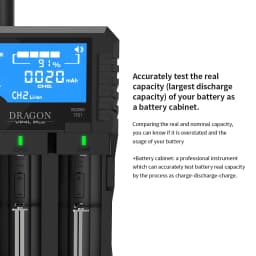 XTAR VP4L PLUS Nabíječka lithiových baterií 18650 Tester kapacity a napětí AA/AAA Multimetr pro dobíjecí baterie - náhled 4