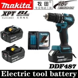 Makita DDF487 18V Cordless Brushless Electric Drill Driver Compact High Torque LXT Electric Variable