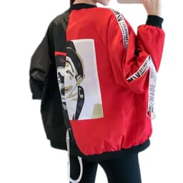 Short Jackets Women New Summer Basic Fashion Thin Color Collision Long Sleeve Windbreaker Outwear Bo