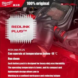 Originální baterie Milwaukee M12 12V 3AH 3000mAh Nabíječka M12-18FC 48-11-2402 48-11-2411 Ruční vrtačka Baterie pro elektrické nářadí Milwaukee - náhled 6