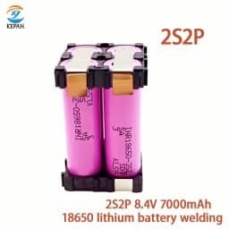 Šroubováková baterie, svářečská baterie 18650 35E, 3500 mAh/7000 mAh, 2S, 3S, 4S, 5S, 6S, 1P, 2P, 8,4 V, 12,6 V, 16,8 V, 21 V, 25,2 V - náhled 2