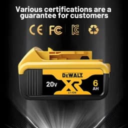 DEWALT 20V baterie 2~6AH dobíjecí lithium-iontová nabíječka baterií DCB118 Bezkartáčový elektrický šroubovák Vrtačka DCD805 elektrické nářadí - náhled 5