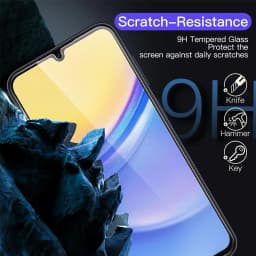 Ochranné 9H ochranné sklo pro Samsung A15 A16 A56 A36 A14 A25 A24 A55 A53 A52 A52S A51 A34 A35 Tvrzené sklo Samsung Galaxy A15 - náhled 3