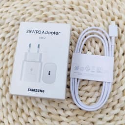 Samsung A56 A36 A26 5G 25W super rychlá nabíječka PD USB Type-C adaptér pro SAMSUNG Galaxy S25 S24 Ultra Plus S23 FE A05S - náhled 2