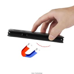 Magnetické kožené pouzdro pro Samsung Galaxy J5 2017 J530F J530, flipové pouzdro, peněženka, taška, pouzdro, kryt, coque - náhled 2