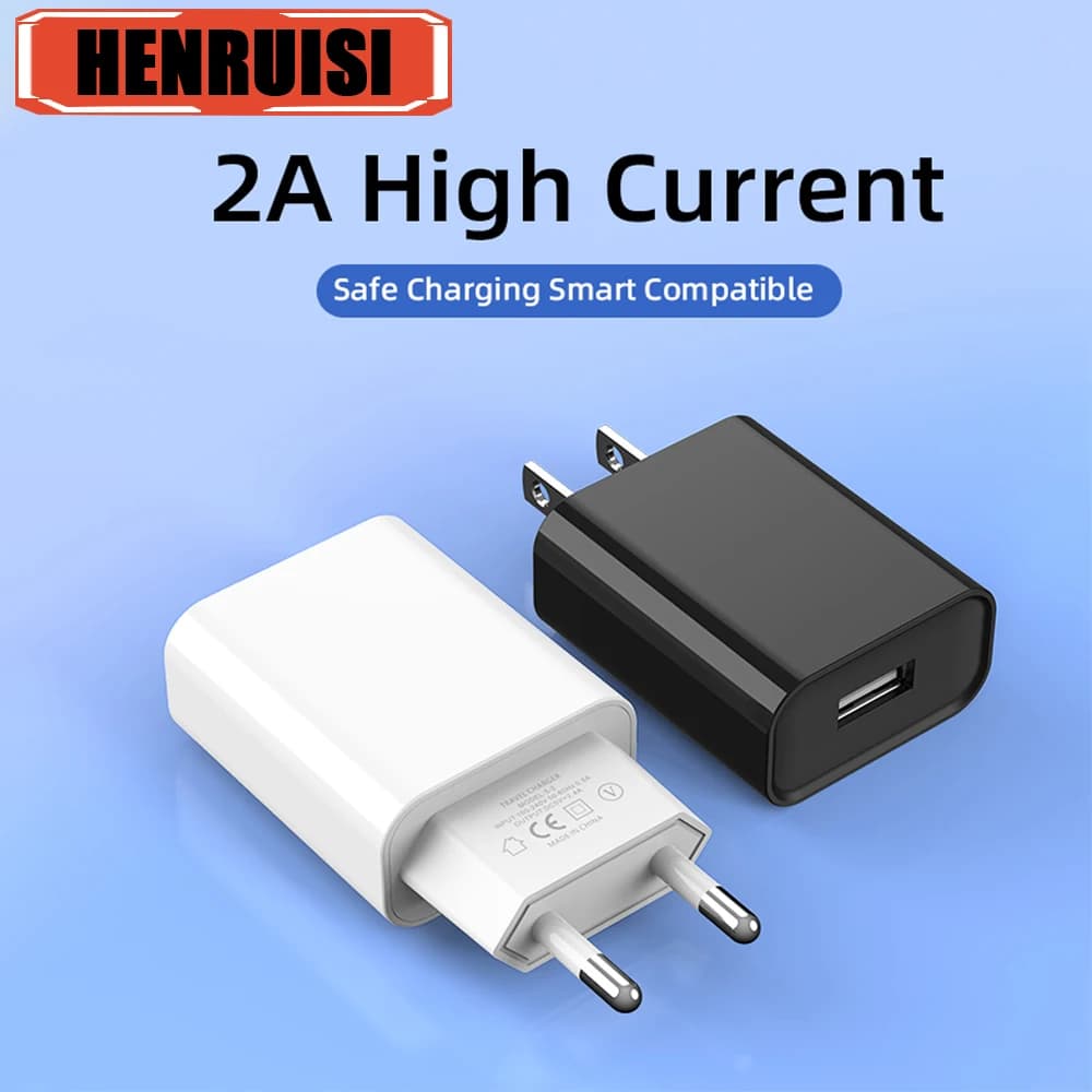 10W USB nabíječka 5V 2A USB nástěnná nabíječka rychlé nabíjení nabíječka mobilního telefonu napájecí adaptér pro iPhone Samsung Xiaomi Huawei nabíječka