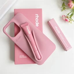 Podzimní edice Rhode Cover pro iPhone 17 16 15 14 13 12 11 Pro Max Plus 16E Air Soft silikonový kryt s leskem na rty a rtěnkou v krabičce - náhled 5