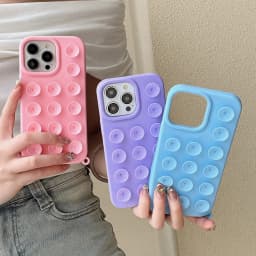 Silikonový kryt s přísavkou pro iPhone 16 Pro Max 17 13 14 11 12 15 Pro Max Plus, protiskluzový, nárazuvzdorný, v barvě bonbónů - náhled 4
