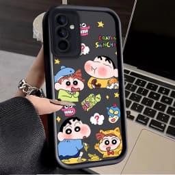 Pouzdro C-Crayon S-ShinChan pro Samsung Galaxy S25 Ultra Plus S24 S23 S22 S21 S20 FE A73 A72 A71 A56 A55 A54 5G A52 A52S 4G - náhled 6